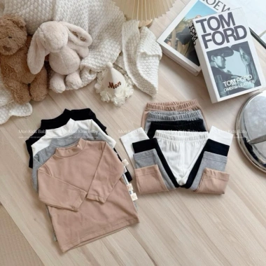 Bộ giữ nhiệt lót lông cho bé 3-15kg - Đồ bộ siêu ấm, thoải mái, giá chỉ 165k 6