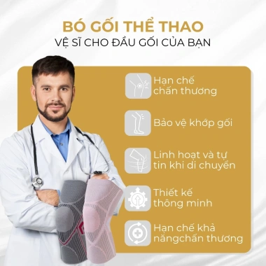 Bó Gối Cao Cấp ECOFIT 7.728 - Bảo Vệ Đầu & Khớp Gối Tập Gym, Chạy Bộ, Nhảy Múa 3 Bó Gối Cao Cấp ECOFIT 7.728 - Bảo Vệ Đầu & Khớp Gối Tập Gym, Chạy Bộ, Nhảy Múa 3