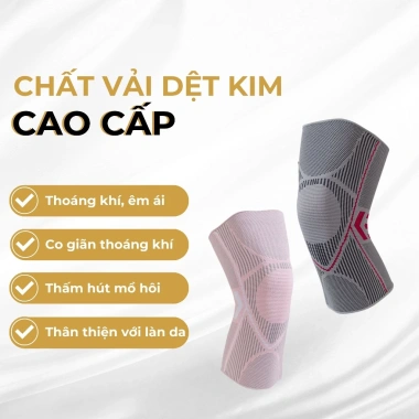 Bó Gối Cao Cấp ECOFIT 7.728 - Bảo Vệ Đầu & Khớp Gối Tập Gym, Chạy Bộ, Nhảy Múa