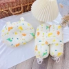 Bộ gối chặn & gối lõm cho bé sơ sinh, vải muslin mềm mại, ngủ ngon, chỉ 100.000₫ 3