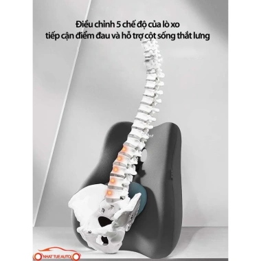Bộ gối đầu & tựa lưng - Chống gù, giảm đau cột sống cho văn phòng/ô tô - 75.000₫