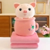Bộ gối kèm chăn cốc đầu thú fhome - Giá ưu đãi 159.000₫, mềm mại, dễ thương 9