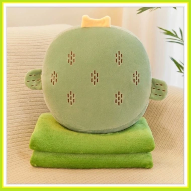 Bộ gối mền văn phòng nhỏ gọn 3in1 Little Fruit – Gối chăn đa năng thoáng mát, giảm 21% 8