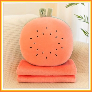 Bộ gối mền văn phòng nhỏ gọn 3in1 Little Fruit – Gối chăn đa năng thoáng mát, giảm 21% 10