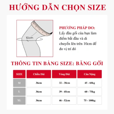 Bó Gối Thể Thao Andego Giữ Ấm Ngải Cứu Chấn Thương - Băng Gối Đầu Gối Hình Tổ Ong 7
