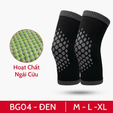 Bó Gối Thể Thao Andego Giữ Ấm Ngải Cứu Chấn Thương - Băng Gối Đầu Gối Hình Tổ Ong 8