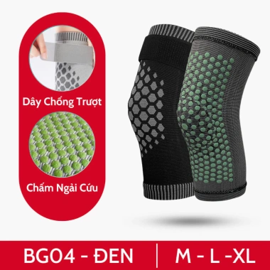 Bó Gối Thể Thao Andego Giữ Ấm Ngải Cứu Chấn Thương - Băng Gối Đầu Gối Hình Tổ Ong 10