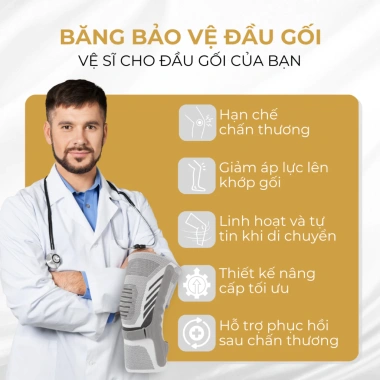 Bó Gối Thể Thao ECOFIT 7.613 Băng Bảo Vệ - Giảm Đau Khớp, Hỗ Trợ Chấn Thương, Giá 70.000₫