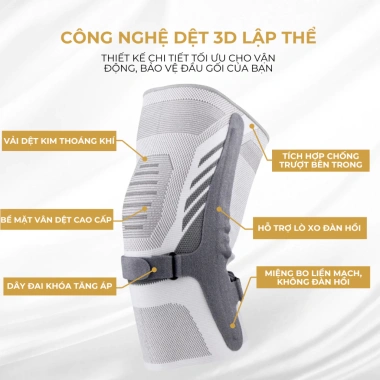 Bó Gối Thể Thao ECOFIT 7.613 Băng Bảo Vệ - Giảm Đau Khớp, Hỗ Trợ Chấn Thương, Giá 70.000₫