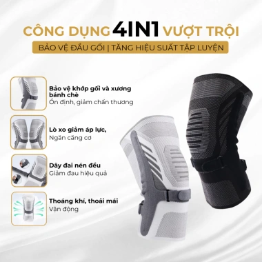 Bó Gối Thể Thao ECOFIT 7.613 Băng Bảo Vệ - Giảm Đau Khớp, Hỗ Trợ Chấn Thương, Giá 70.000₫