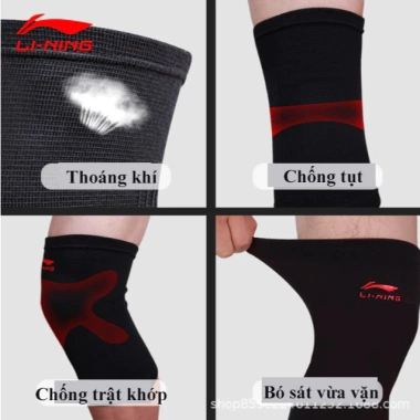 Bó gối thể thao Li-ning chính hãng, băng quấn đầu gối 1 chiếc - Giá 168.000 VND 3