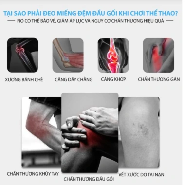 Bó Gối Thể Thao PJ Bảo Vệ Gối Chống Bong Gân Co Giãn Yoga Gym Freesize - 45.060₫ 4 Bó Gối Thể Thao PJ Bảo Vệ Gối Chống Bong Gân Co Giãn Yoga Gym Freesize - 45.060₫ 4