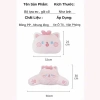 Bộ Gối Tựa Cổ Ô Tô Hình Mèo Hồng Đeo Nơ Nhung Mềm Mịn - Giá ưu đãi 139k 3