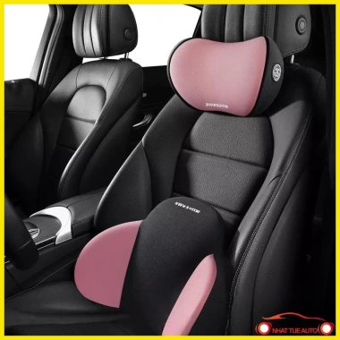 Bộ gối tựa đầu lưng cao su non Awesome - Giảm đau lưng khi lái xe, giá 265.000đ