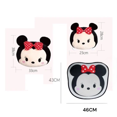Bộ Gối Tựa Đầu Lưng Chuột Mic.ky - Xe Hơi, Ghế Văn Phòng Dễ Thương, Giá 51.800₫ 7