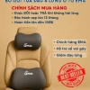 Bộ gối tựa đầu & lưng ô tô EMA công thái học - Giảm đau cổ vai gáy, thắt lưng, giá 93.000₫ 2