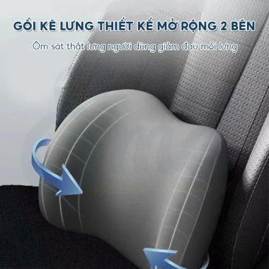 Bộ gối tựa đầu & lưng ô tô EMA công thái học - Giảm đau cổ vai gáy, thắt lưng, giá 93.000₫ 9