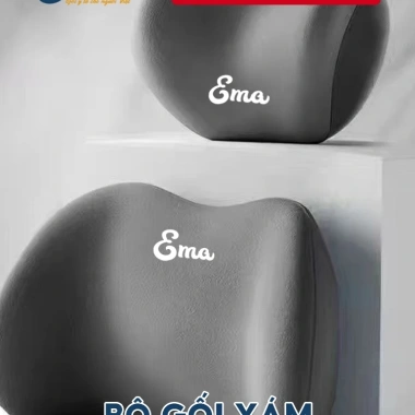 Bộ gối tựa đầu & lưng ô tô EMA công thái học - Giảm đau cổ vai gáy, thắt lưng, giá 93.000₫ 10