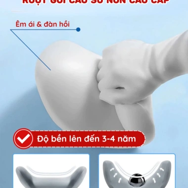 Bộ gối tựa đầu & lưng ô tô XCHAT công thái học giảm đau cổ vai, thắt lưng - 99.000đ