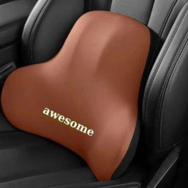 Bộ Gối Tựa Đầu Ô Tô AWESOME Cao Su Non, Vỏ Cotton 100% - Giảm Đau Mỏi, Thoáng Khí 3