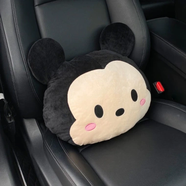 Bộ Gối Tựa Đầu & Tựa Lưng + Lót ghế + Chốt An Toàn + Chuột Mic, Key & Chuột Minnie Dễ Thương - Giá chỉ 150.000 VND