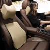 Bộ Gối Tựa Đầu và Lưng Ô Tô Cao Su Non Nguyên Khối Bọc Da Cao Cấp - Giá 229.500₫ 6