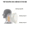 Bộ Gối Tựa Đầu và Tựa Lưng Ô Tô Cao Su Non Bọc Da Cao Cấp - Mềm Mại, Chống Nhức Mỏi cho Ghế Văn Phòng Xe T03 3