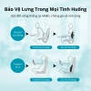 Bộ gối tựa lưng Ruu - Đệm ghế văn phòng đau lưng, chống ê mông, xương cụt, 340k 6