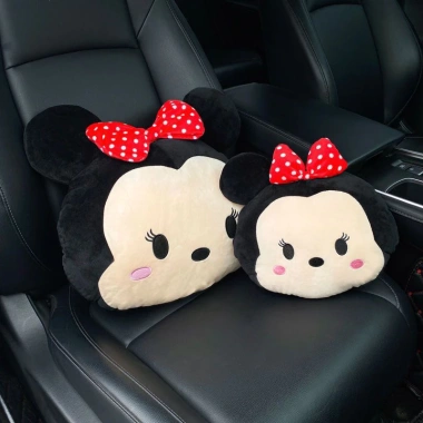 Bộ gối tựa ô tô Micky Minie Thỏ đáng yêu - Giá chỉ 66.000đ, khuyến mãi siêu hời 4