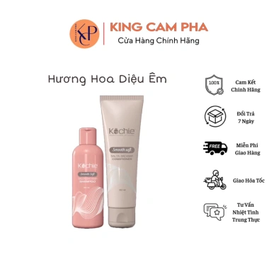 Bộ gội xả cao cấp KOCHIE 80ml x2 - Dưỡng sâu, bảo vệ tóc du lịch, giảm giá 21% 4