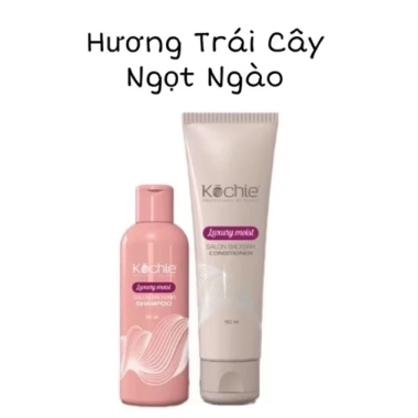 Bộ Gội Xả KOCHIE Luxury 80ml*2 Cấp Ẩm, Phục Hồi Tóc Khô Xơ Hư Tổn, Hương Trái Cây Ngọt Ngào - Giá 128.800₫