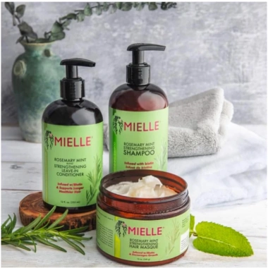 Bộ gội xả ủ giảm rụng tóc, kích mổ, phục hồi sâu - Mielle Rosemary Mint 145k 2 Bộ gội xả ủ giảm rụng tóc, kích mổ, phục hồi sâu - Mielle Rosemary Mint 145k 2