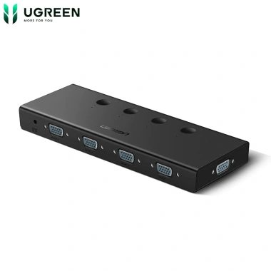 Bộ Gộp VGA 4 ra 1 Ugreen 50.279 CM153 1.920x1.080@60Hz 500MHz - Giá chỉ 390.000đ