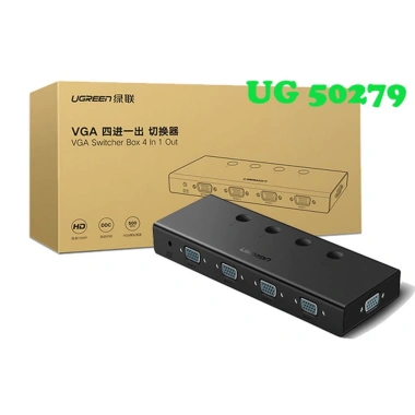 Bộ Gộp VGA 4 ra 1 Ugreen 50.279 CM153 1.920x1.080@60Hz 500MHz - Giá chỉ 390.000đ 2