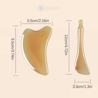 Bộ Gua Sha Qrhyk Body & Face Mỏng - Tẩy tế bào chết, massage, giảm giá 25.892₫ 6