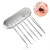 Bộ gương nha khoa KIPRUN 6 chiếc thép không gỉ + Dụng cụ chăm sóc răng Hoe Sickle Scaler - Giá ưu đãi 154.000₫ 3