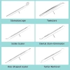 Bộ gương nha khoa KIPRUN 6 chiếc thép không gỉ + Dụng cụ chăm sóc răng Hoe Sickle Scaler - Giá ưu đãi 154.000₫ 7