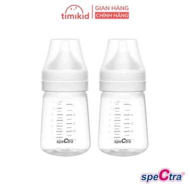 Bộ Hai Bình Trữ Sữa Cổ Rộng PP Spectra 160ml Chính hãng Hàn Quốc Timikid - Giá ưu đãi 177.500₫
