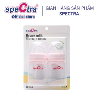 Bộ Hai Bình Trữ Sữa Cổ Rộng PP Spectra 160ml Chính hãng Hàn Quốc Timikid - Giá ưu đãi 177.500₫