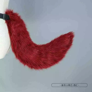 Bộ Handmade Đuôi Cáo Cosplay Động Vật – Đạo Cụ Triển Lãm, Phụ Kiện Lolita Hai Chiều 8