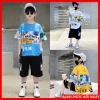 Bộ hè vải thun lạnh bé trai 6-16 tuổi 18-50kg, áo phông + quần đùi FDN, giảm còn 89.000đ