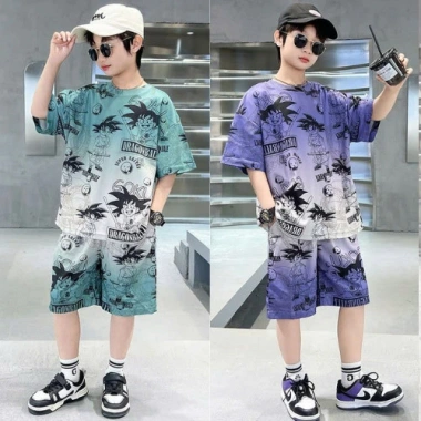 Bộ hè vải thun lạnh cho bé trai 6-16 tuổi, size 18-50kg, áo phông và quần đùi CR, giá chỉ 89.000 3 Bộ hè vải thun lạnh cho bé trai 6-16 tuổi, size 18-50kg, áo phông và quần đùi CR, giá chỉ 89.000 3