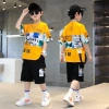Bộ hè vải thun lạnh cho bé trai 6-16 tuổi, size 18-50kg, áo phông và quần đùi CR, giá chỉ 89.000 23