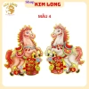Bộ hình dán nổi NGỰA Đôi chú Tết Bình Ngọ 2.026 - Phụ kiện trang trí năm mới, decor cổ truyền, giá chỉ 55.000₫ 2
