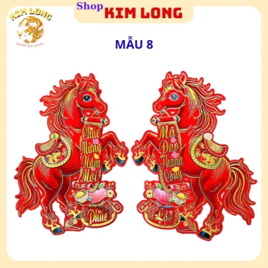 Bộ hình dán nổi NGỰA Đôi chú Tết Bình Ngọ 2.026 - Phụ kiện trang trí năm mới, decor cổ truyền, giá chỉ 55.000₫ 5 Bộ hình dán nổi NGỰA Đôi chú Tết Bình Ngọ 2.026 - Phụ kiện trang trí năm mới, decor cổ truyền, giá chỉ 55.000₫ 5