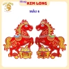 Bộ hình dán nổi NGỰA đôi – Trang trí tết Bình Ngọ 2.026, phụ kiện decor năm mới giá ưu đãi 55k 7
