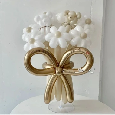 Bó hoa bong bóng siêu nhũ làm sẵn - Trang trí sinh nhật, tốt nghiệp, 8/3, giá 79.000đ