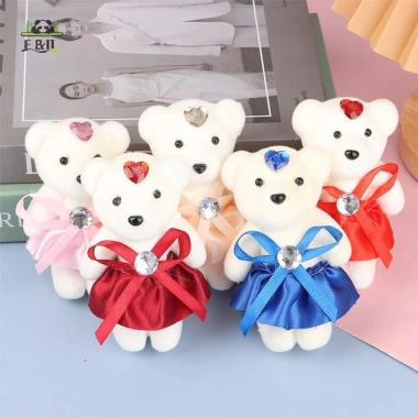 Bó Hoa Gấu 12cm Hoạt Hình Búp Bê Quà Tặng Đám Cưới Sinh Nhật Tốt Nghiệp EMKK 3 Bó Hoa Gấu 12cm Hoạt Hình Búp Bê Quà Tặng Đám Cưới Sinh Nhật Tốt Nghiệp EMKK 3