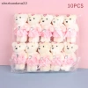 Bó Hoa Gấu 12cm Hoạt Hình Búp Bê Quà Tặng Đám Cưới Sinh Nhật Tốt Nghiệp EMKK 17