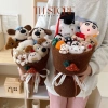 Bó hoa gấu bông có túi, đèn, thiệp - Quà sinh nhật, kỷ niệm, Valentine 139.000đ 2
